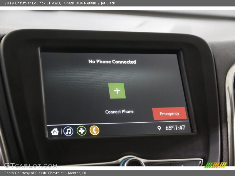 Kinetic Blue Metallic / Jet Black 2019 Chevrolet Equinox LT AWD