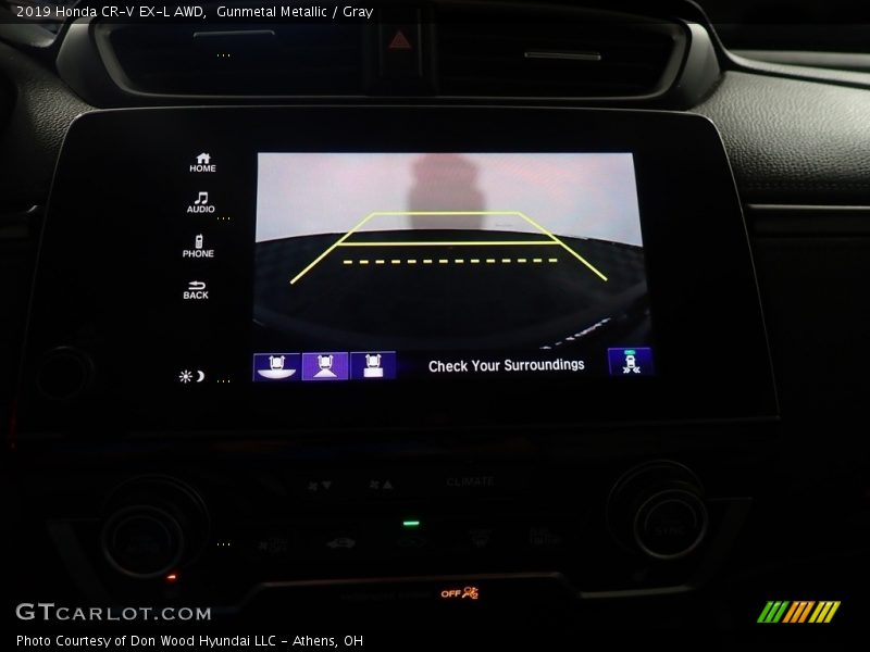 Gunmetal Metallic / Gray 2019 Honda CR-V EX-L AWD