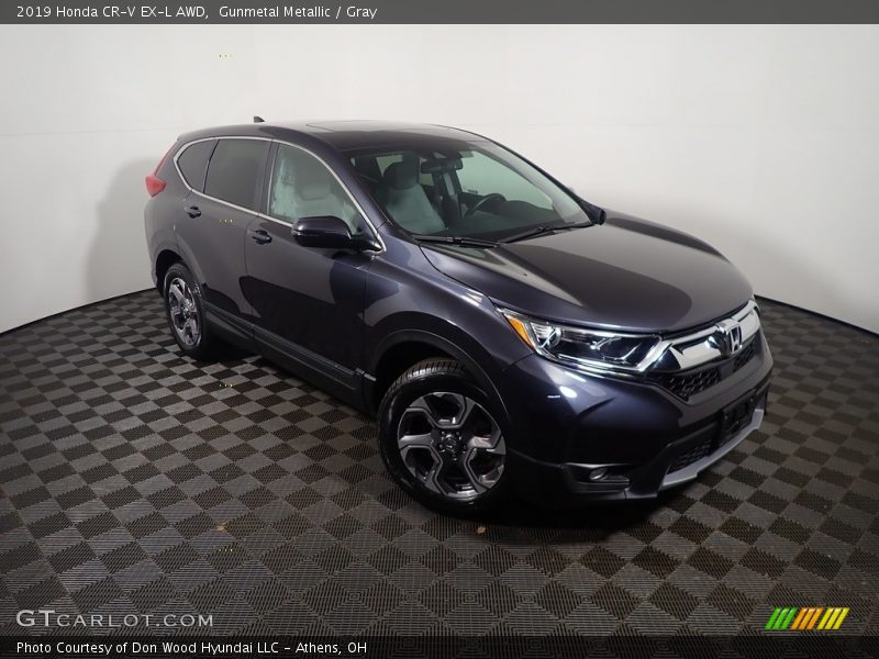Gunmetal Metallic / Gray 2019 Honda CR-V EX-L AWD
