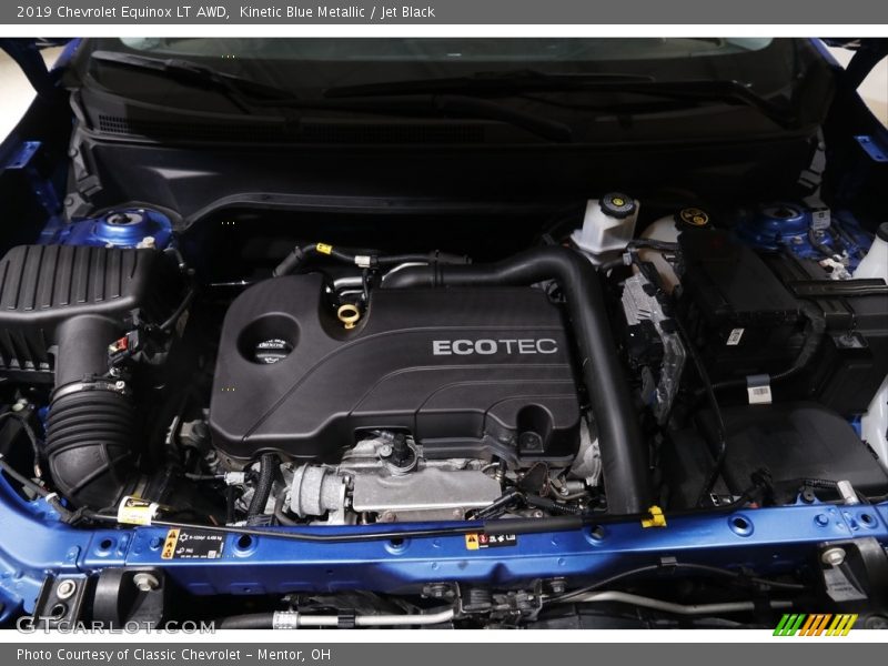 Kinetic Blue Metallic / Jet Black 2019 Chevrolet Equinox LT AWD