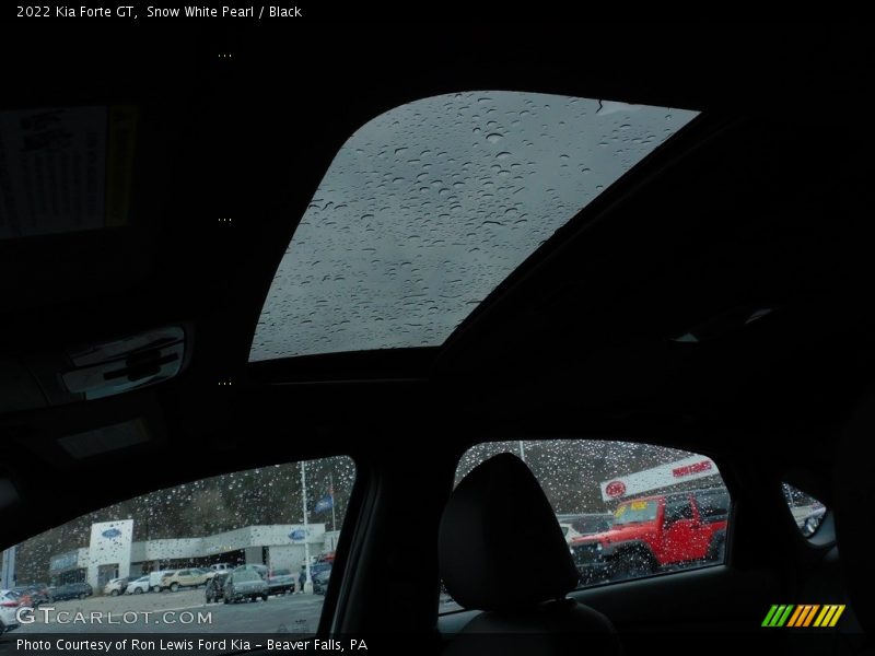 Snow White Pearl / Black 2022 Kia Forte GT