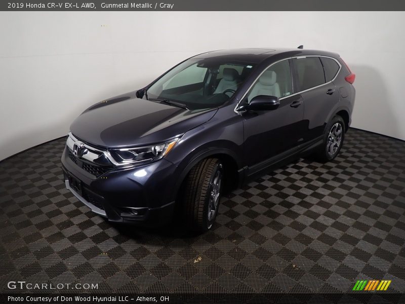 Gunmetal Metallic / Gray 2019 Honda CR-V EX-L AWD