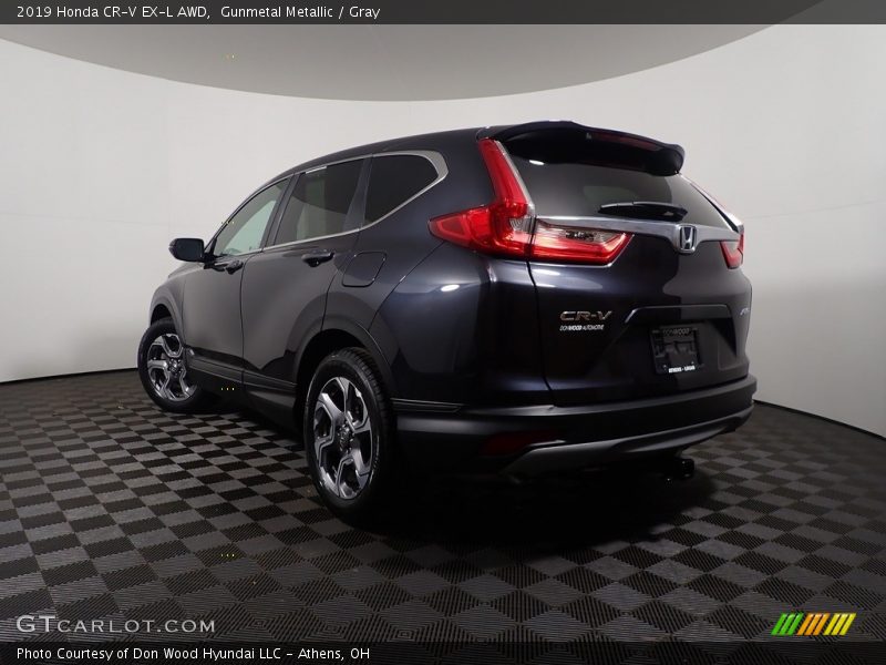 Gunmetal Metallic / Gray 2019 Honda CR-V EX-L AWD