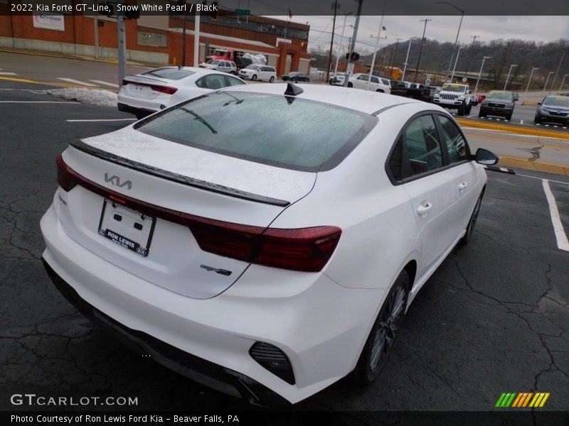 Snow White Pearl / Black 2022 Kia Forte GT-Line