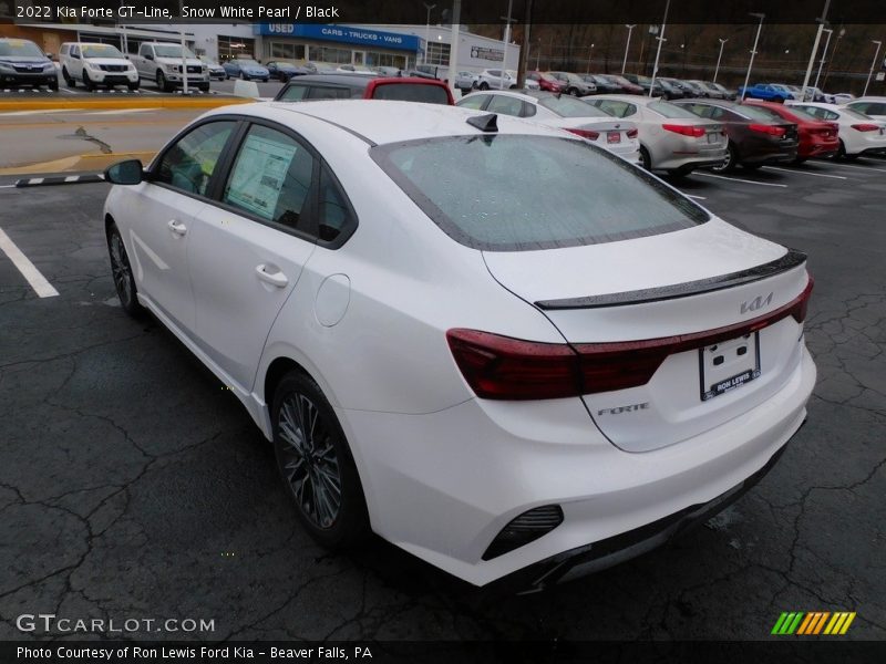Snow White Pearl / Black 2022 Kia Forte GT-Line