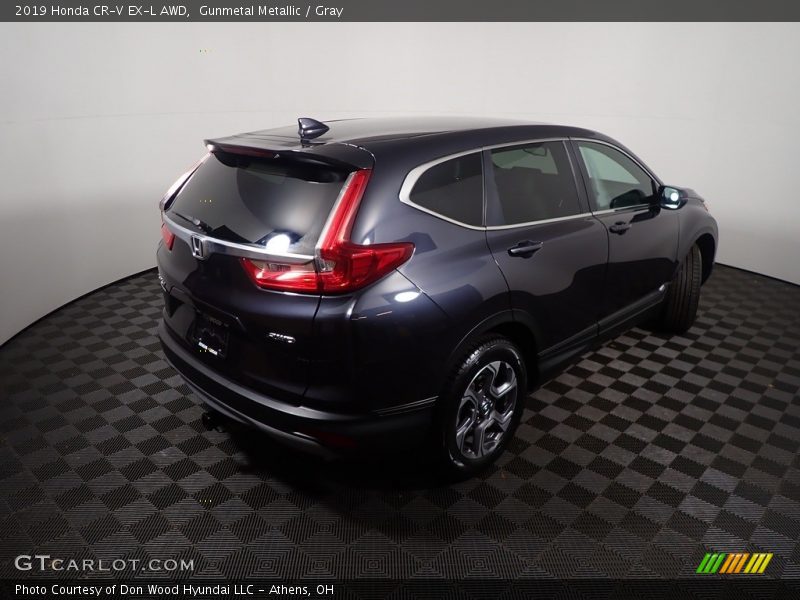 Gunmetal Metallic / Gray 2019 Honda CR-V EX-L AWD