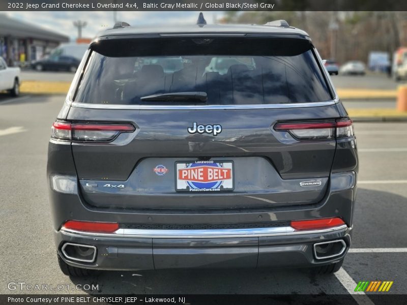 Baltic Gray Metallic / Global Black/Steel Gray 2022 Jeep Grand Cherokee L Overland 4x4
