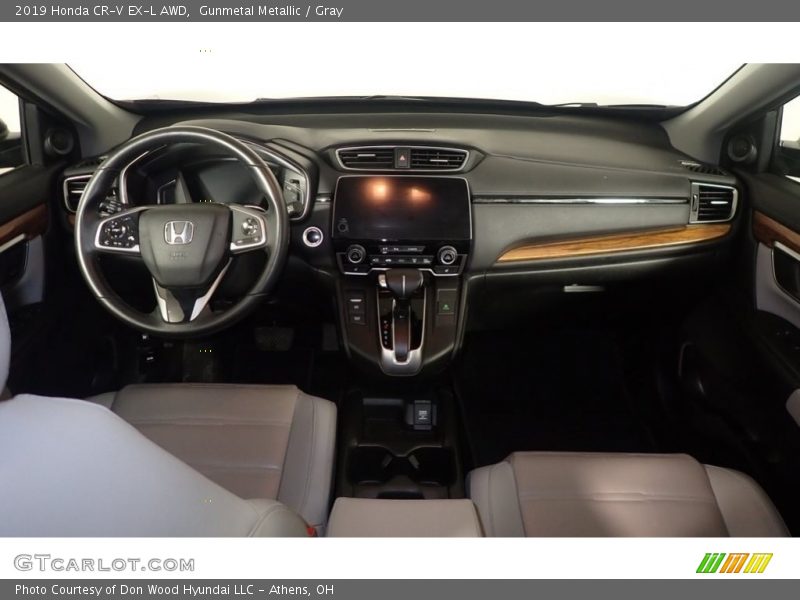 Gunmetal Metallic / Gray 2019 Honda CR-V EX-L AWD