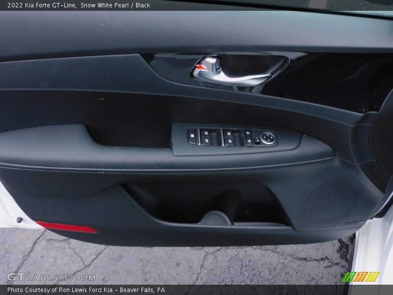 Snow White Pearl / Black 2022 Kia Forte GT-Line