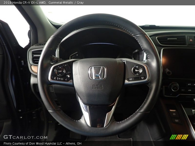 Gunmetal Metallic / Gray 2019 Honda CR-V EX-L AWD