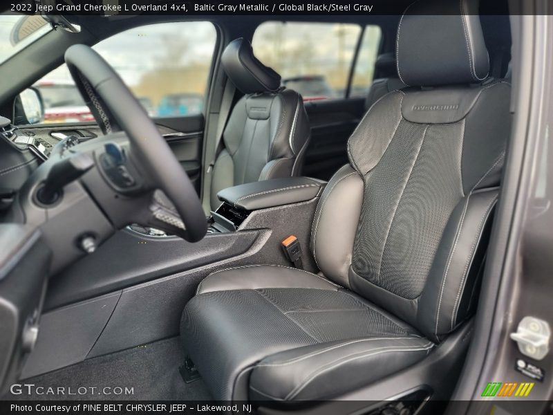 Baltic Gray Metallic / Global Black/Steel Gray 2022 Jeep Grand Cherokee L Overland 4x4
