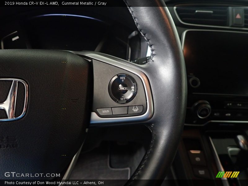 Gunmetal Metallic / Gray 2019 Honda CR-V EX-L AWD