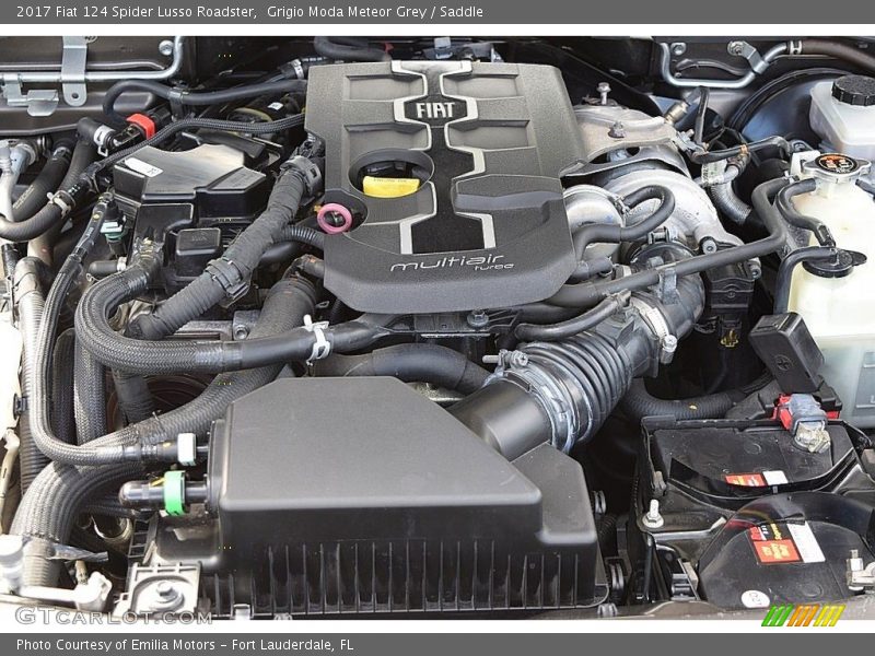 2017 124 Spider Lusso Roadster Engine - 1.4 Liter Turbocharged SOHC 16-Valve MultiAir 4 Cylinder
