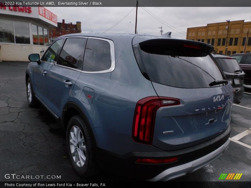 Everlasting Silver / Black 2022 Kia Telluride LX AWD