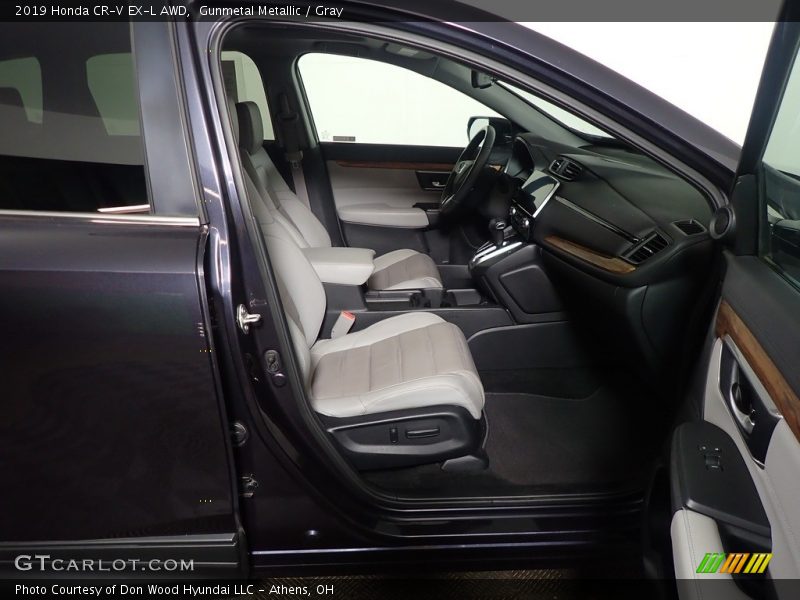 Gunmetal Metallic / Gray 2019 Honda CR-V EX-L AWD