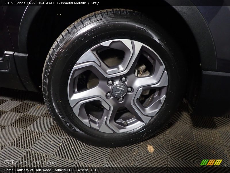 Gunmetal Metallic / Gray 2019 Honda CR-V EX-L AWD