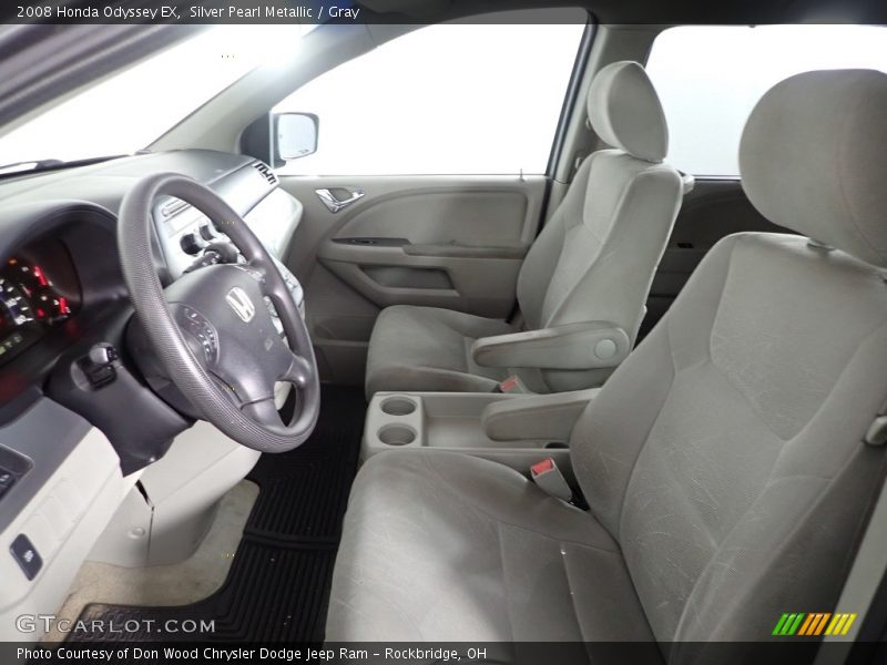 Silver Pearl Metallic / Gray 2008 Honda Odyssey EX