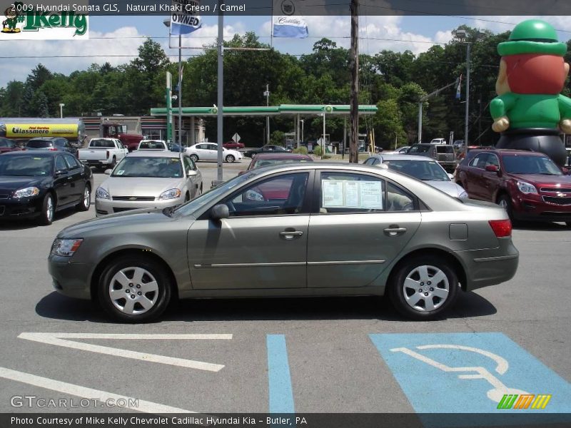 Natural Khaki Green / Camel 2009 Hyundai Sonata GLS