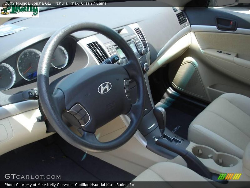 Natural Khaki Green / Camel 2009 Hyundai Sonata GLS