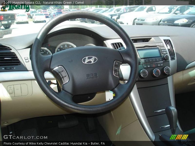 Natural Khaki Green / Camel 2009 Hyundai Sonata GLS