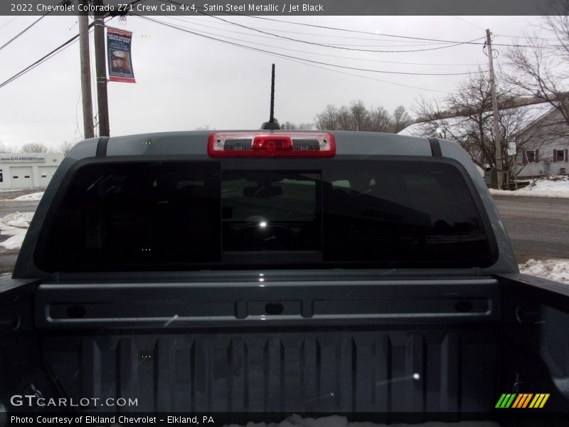 Satin Steel Metallic / Jet Black 2022 Chevrolet Colorado Z71 Crew Cab 4x4