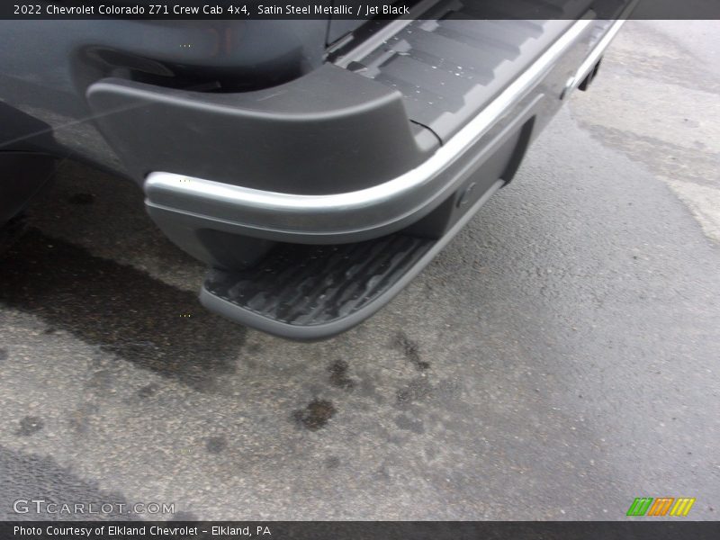 Satin Steel Metallic / Jet Black 2022 Chevrolet Colorado Z71 Crew Cab 4x4