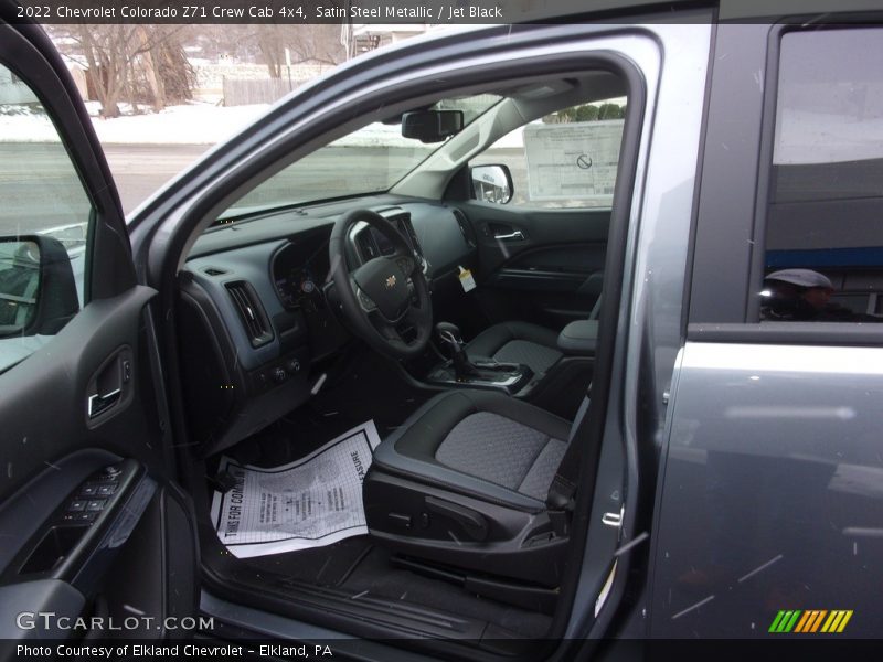 Satin Steel Metallic / Jet Black 2022 Chevrolet Colorado Z71 Crew Cab 4x4