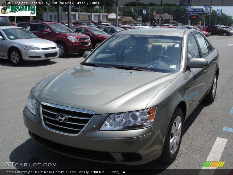 Natural Khaki Green / Camel 2009 Hyundai Sonata GLS