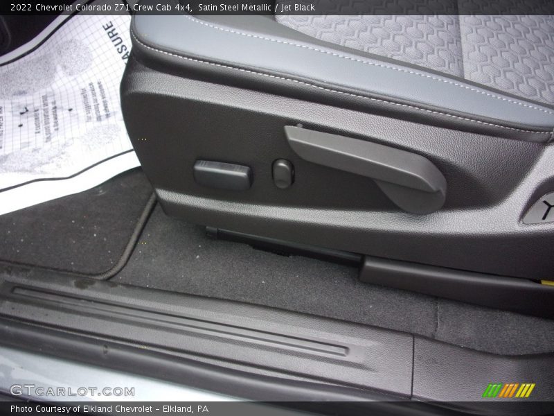 Satin Steel Metallic / Jet Black 2022 Chevrolet Colorado Z71 Crew Cab 4x4