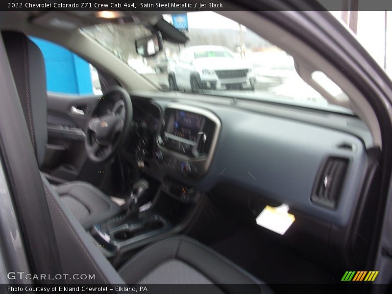 Satin Steel Metallic / Jet Black 2022 Chevrolet Colorado Z71 Crew Cab 4x4