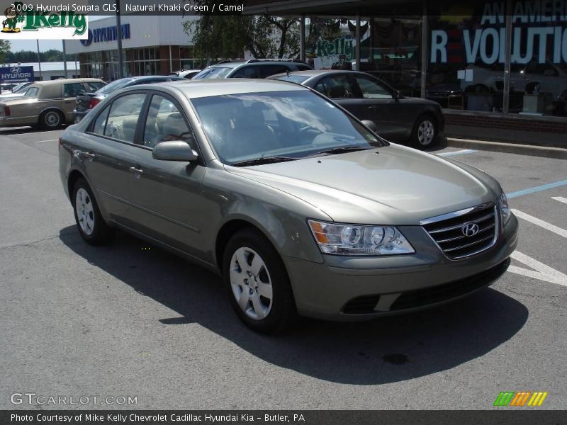 Natural Khaki Green / Camel 2009 Hyundai Sonata GLS