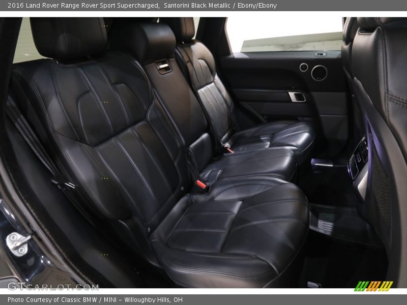 Santorini Black Metallic / Ebony/Ebony 2016 Land Rover Range Rover Sport Supercharged
