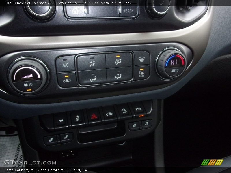 Satin Steel Metallic / Jet Black 2022 Chevrolet Colorado Z71 Crew Cab 4x4