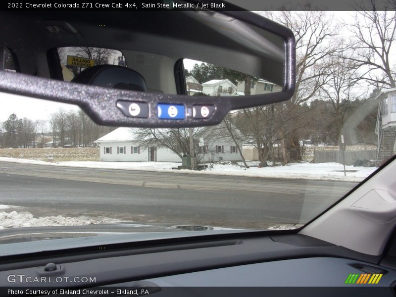 Satin Steel Metallic / Jet Black 2022 Chevrolet Colorado Z71 Crew Cab 4x4