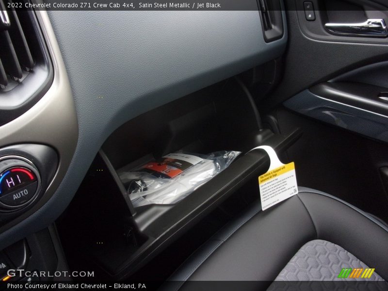 Satin Steel Metallic / Jet Black 2022 Chevrolet Colorado Z71 Crew Cab 4x4