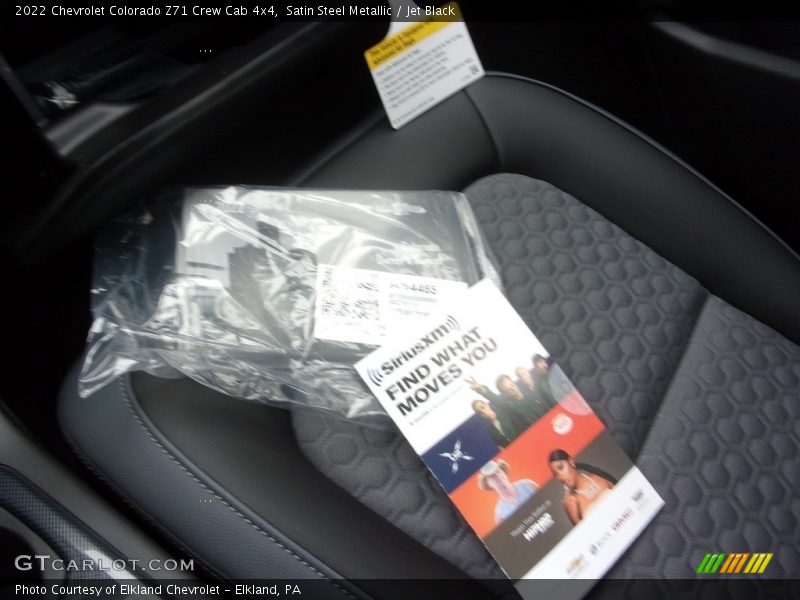 Satin Steel Metallic / Jet Black 2022 Chevrolet Colorado Z71 Crew Cab 4x4