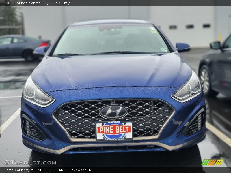Blue / Gray 2019 Hyundai Sonata SEL