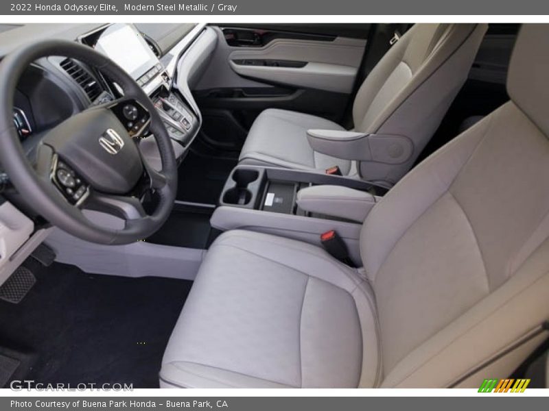 Modern Steel Metallic / Gray 2022 Honda Odyssey Elite