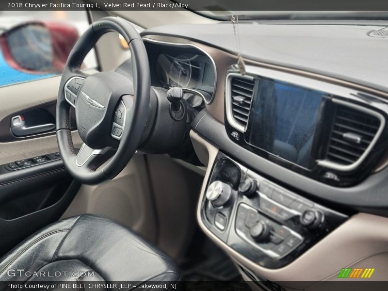 Velvet Red Pearl / Black/Alloy 2018 Chrysler Pacifica Touring L
