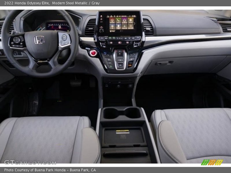 Modern Steel Metallic / Gray 2022 Honda Odyssey Elite