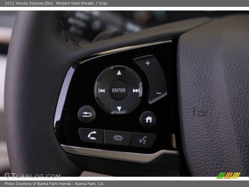 Modern Steel Metallic / Gray 2022 Honda Odyssey Elite