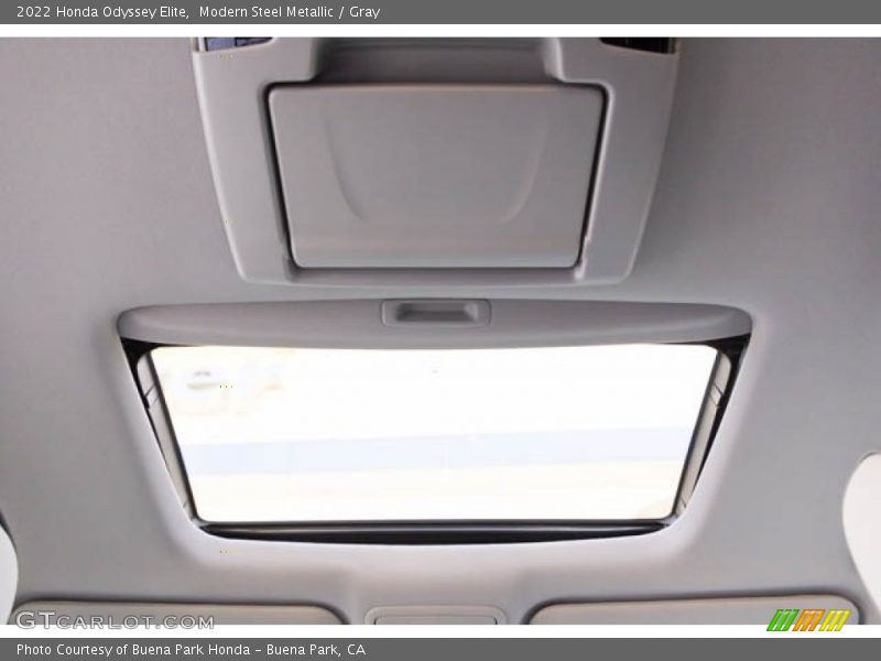 Modern Steel Metallic / Gray 2022 Honda Odyssey Elite