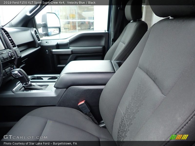 Velocity Blue / Black 2019 Ford F150 XLT Sport SuperCrew 4x4