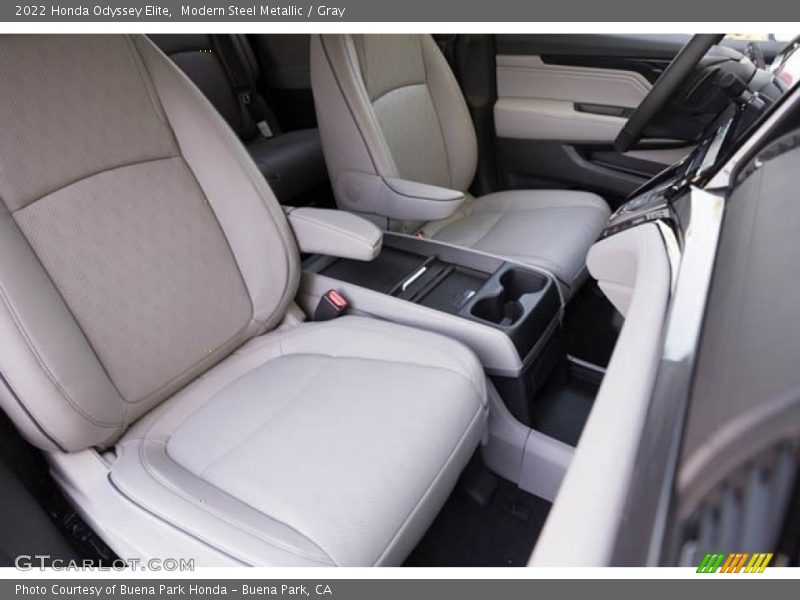 Modern Steel Metallic / Gray 2022 Honda Odyssey Elite