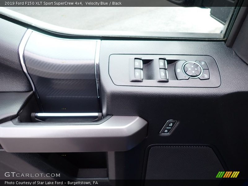 Velocity Blue / Black 2019 Ford F150 XLT Sport SuperCrew 4x4