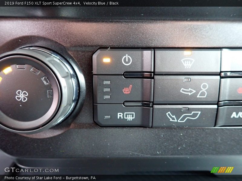 Velocity Blue / Black 2019 Ford F150 XLT Sport SuperCrew 4x4
