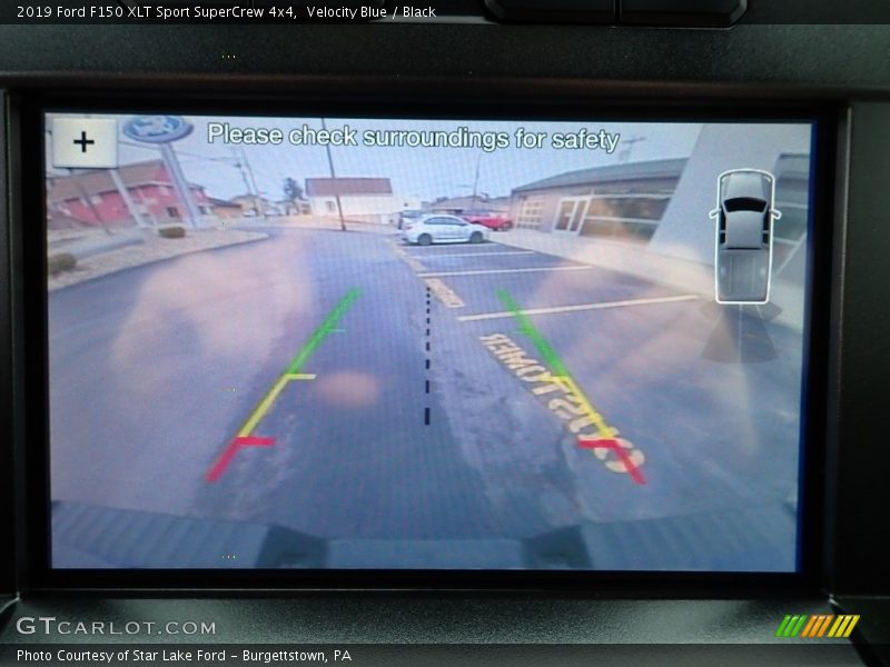 Velocity Blue / Black 2019 Ford F150 XLT Sport SuperCrew 4x4