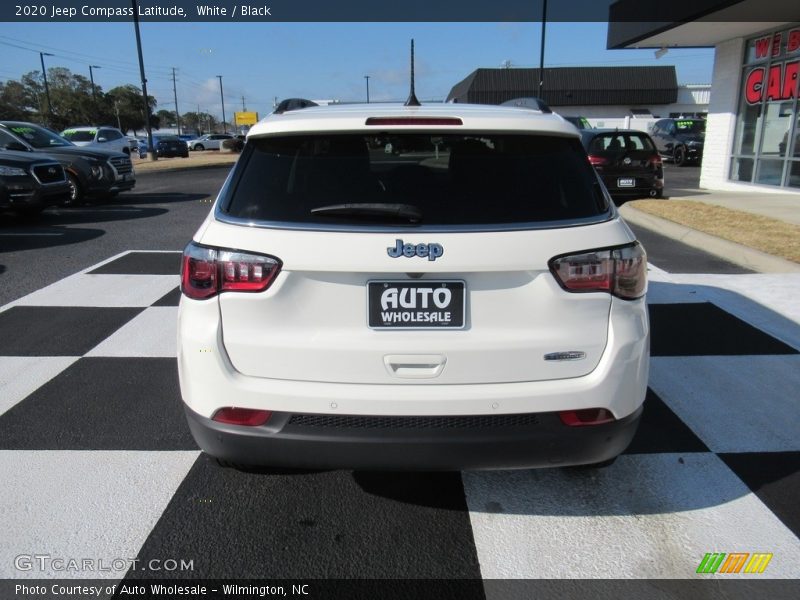 White / Black 2020 Jeep Compass Latitude