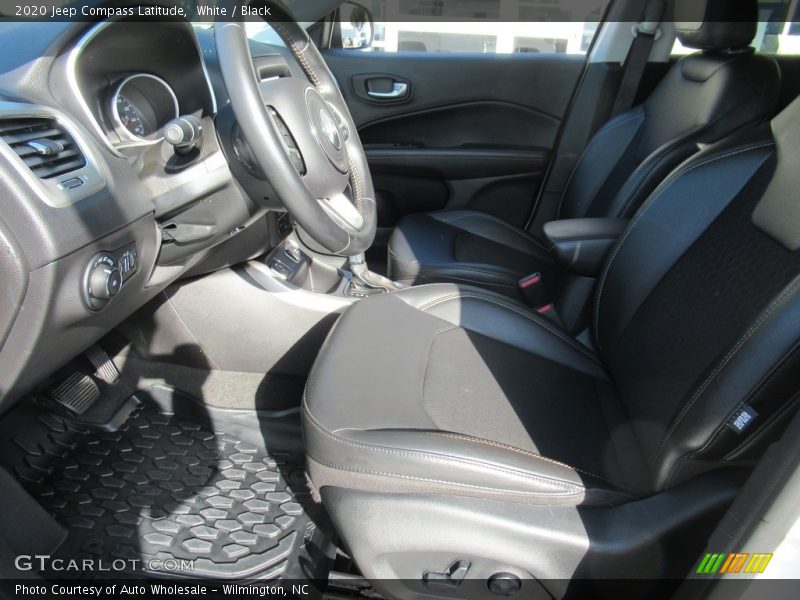 White / Black 2020 Jeep Compass Latitude