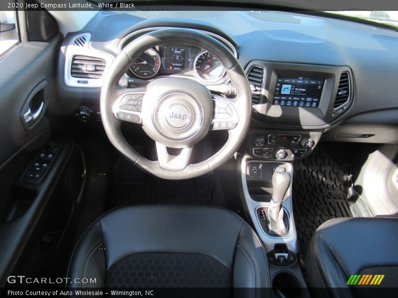 White / Black 2020 Jeep Compass Latitude